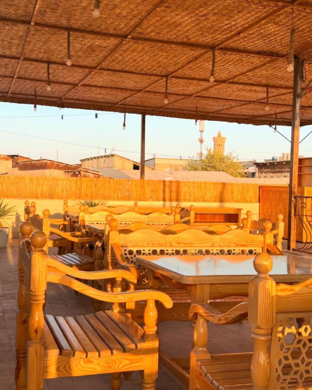 Saidkasim With A Terrace Hotel Bukhara Bagian luar foto
